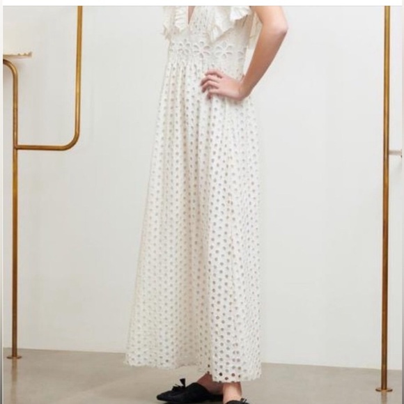 Antik Batik Jada Long Dress in Cream size 36 (xs) - Picture 4 of 7